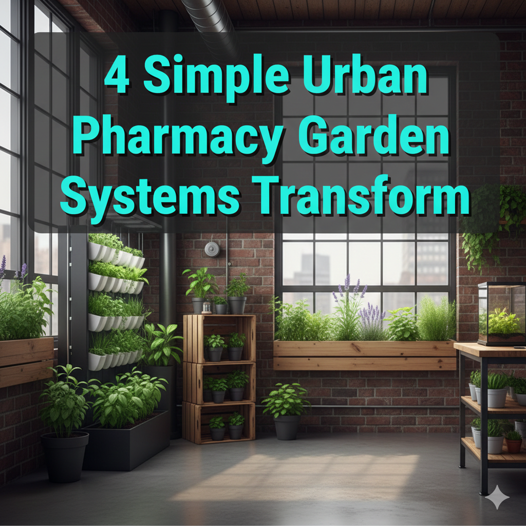 4 Simple Urban Pharmacy Garden Systems Transform Your Home Into A Healing Garden