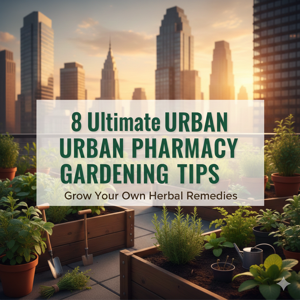 8 Ultimate Urban Pharmacy Gardening Tips to Grow Your Own Healing Garden