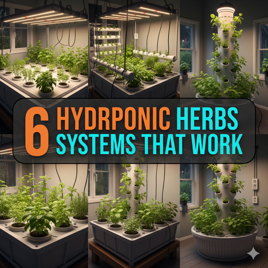 6 Hydroponic Herbs Systems That Work (And The Way To Choose)