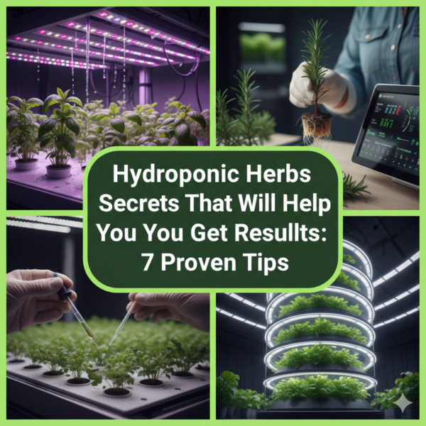 Hydroponic Herbs Secrets That Will Help You Get Results: 7 Proven Tips