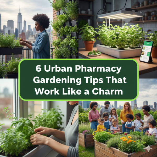 6 Urban Pharmacy Gardening Tips That Work Like a Charm