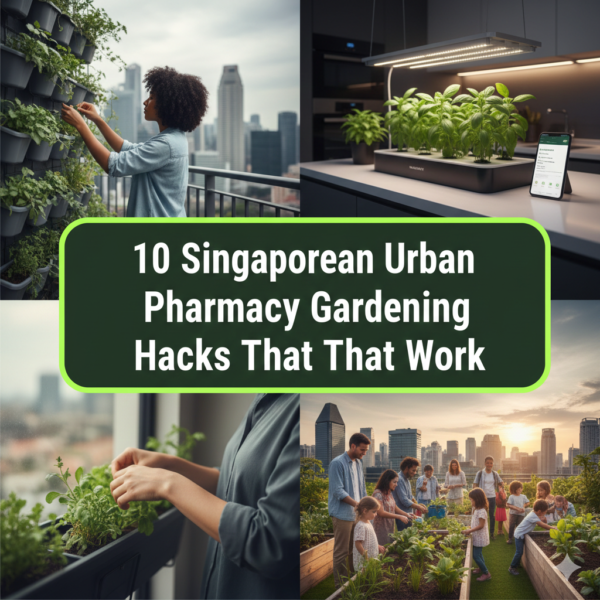 10 Singaporean Urban Pharmacy Gardening Hacks That Work