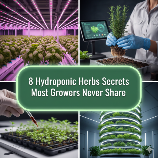 8 Hydroponic Herbs Secrets Most Growers Never Share
