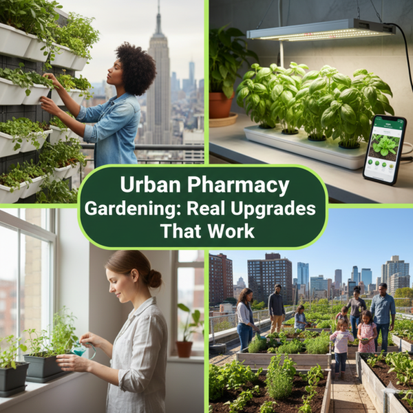 Urban Pharmacy Gardening: Real Upgrades That Work (4 Clever Smart Examples)