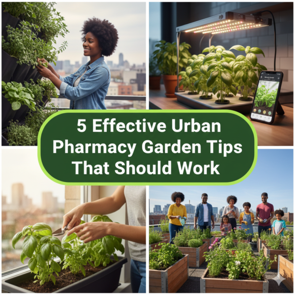 5 Effective Urban Pharmacy Garden Tips That Should Work
