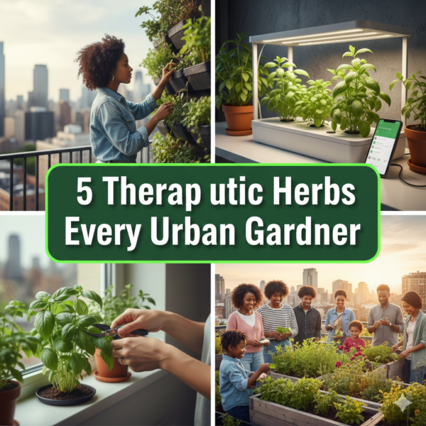 5 Therapeutic Herbs Every Urban Gardener Should Grow
