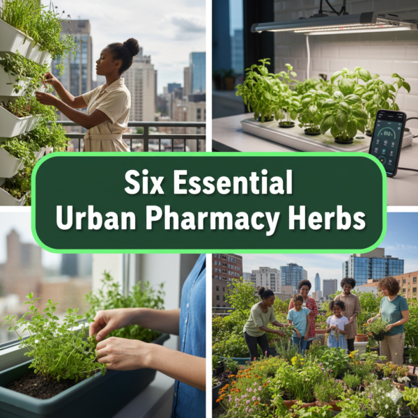 Six Essential Urban Pharmacy Herbs You Can Grow At Home