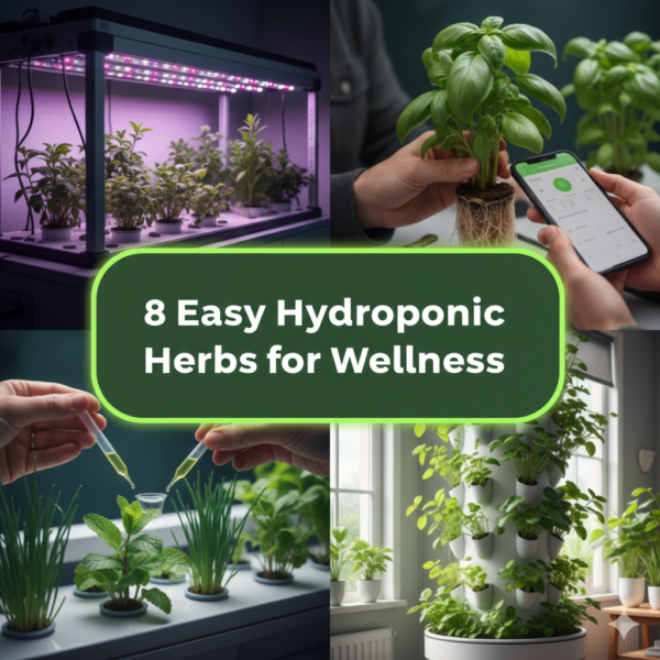 8 Easy Hydroponic Herbs for Wellness to Grow Indoors as Natural Remedies