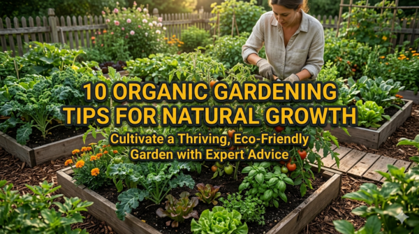 10 organic gardening tips for natural growth