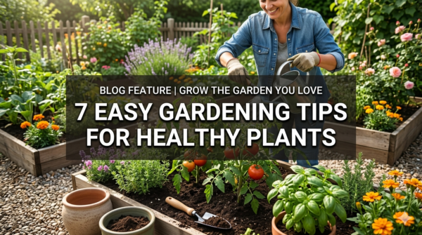 7 easy gardening tips for healthy plants