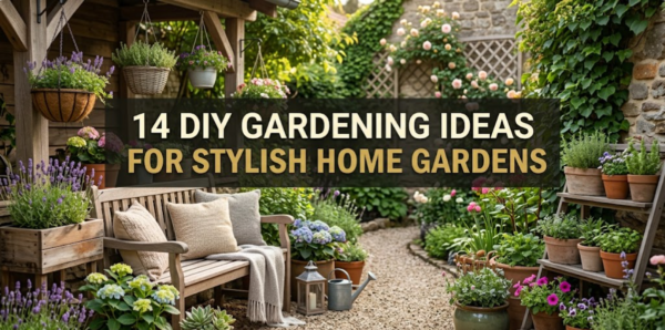 14 DIY gardening ideas for stylish home gardens