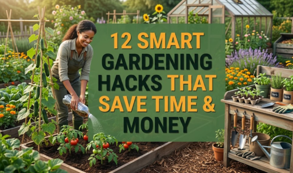12 smart gardening hacks that save time & money