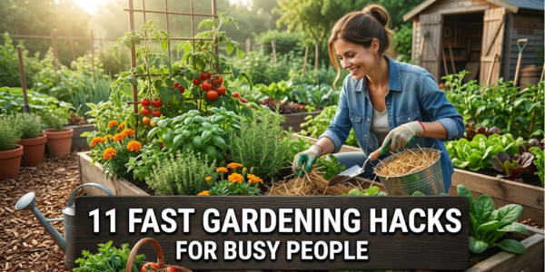 11 Fast Gardening Hacks for Busy People