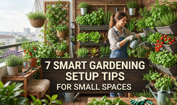 7 smart gardening setup tips for small spaces