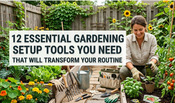 12 essential gardening setup tools you need