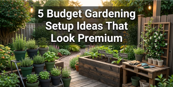 5 Budget Gardening Setup Ideas That Look Premium