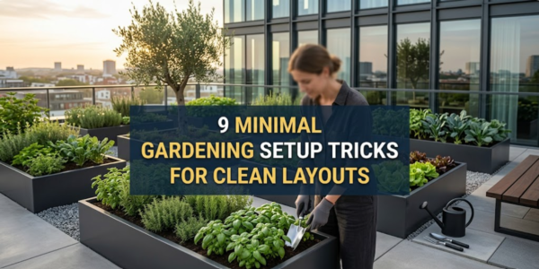 9 Minimal Gardening Setup Tricks for Clean Layouts