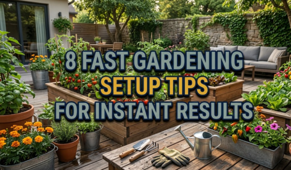 8 Fast Gardening Setup Tips for Instant Results
